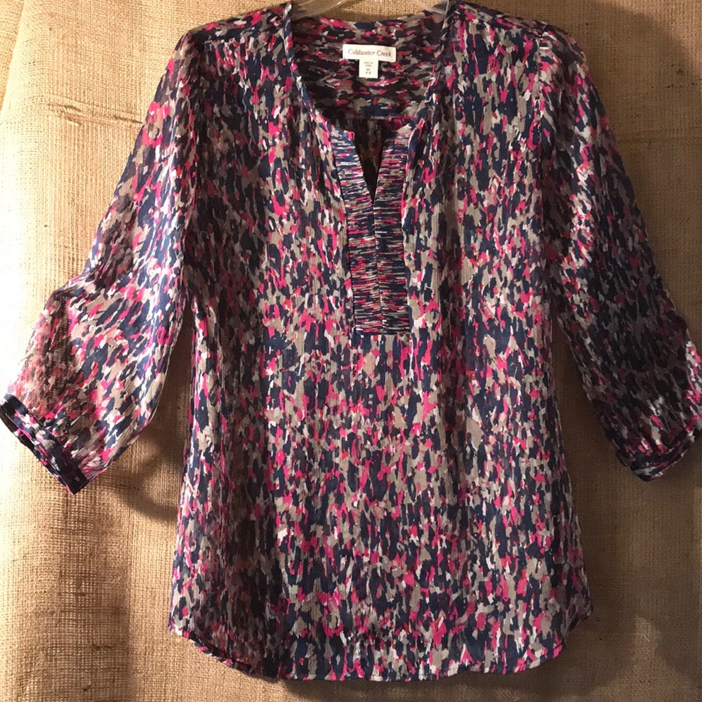 Coldwater Creek 3/4 sleeve tunic